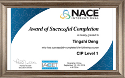 nace級(jí)涂裝檢驗(yàn)資格證