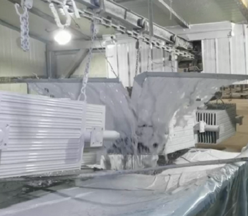 弘方涂料——片式散熱器淋涂施工指南