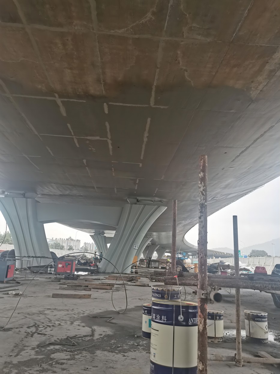 港珠澳大橋噴涂抗堿環(huán)氧封閉底漆